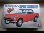 Honda S800 - 1/24 - Nitto (Japan) - met motor + rubberen ban, Hobby en Vrije tijd, Modelbouw | Auto's en Voertuigen, Verzenden