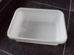 wiite pvc doos met deksel, Ophalen, Gebruikt