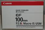 Canon Macro f 2.8 L, Audio, Tv en Foto, Ophalen of Verzenden, Nieuw, Macrolens