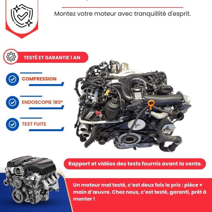 Complete motor vw touareg/q7 4l 3.0 v6 tdi 204cv 240pk, Auto-onderdelen, Motor en Toebehoren, Audi, Nieuw, Ophalen of Verzenden