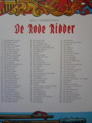 De Rode Ridder  - blauwe reeks diverse nrs. - W. Vandersteen, Plusieurs BD, Enlèvement ou Envoi, Utilisé, Karel Biddeloo ; Willy Vandersteen