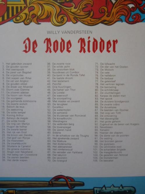 De Rode Ridder  - blauwe reeks diverse nrs. - W. Vandersteen, Boeken, Stripverhalen, Gelezen, Meerdere stripboeken, Ophalen of Verzenden
