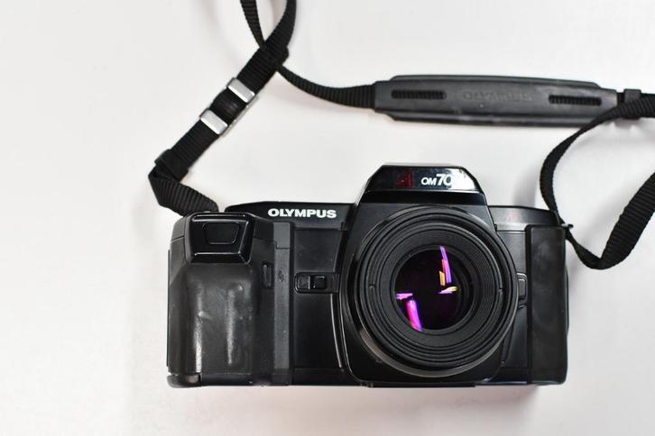 OLYMPUS OM 707 + 50mm F1.8 AF, Audio, Tv en Foto, Fotocamera's Analoog, Zo goed als nieuw, Spiegelreflex, Olympus, Ophalen of Verzenden