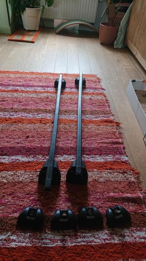 Thule SquareBar 127 cm + set rapid System, Auto diversen, Bagagerekken, Gebruikt, Ophalen