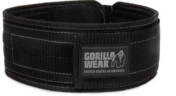 Gorilla Wear 4 inch Nylon Belt - Lifting Belt - S/M - Zwart beschikbaar voor biedingen