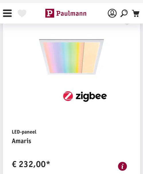 Verlichting Ledpaneel wit&kleur 35watt, Huis en Inrichting, Lampen | Plafondlampen, Zo goed als nieuw, Metaal, Ophalen
