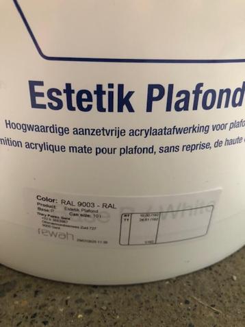 Plafond verf Rewah Ral 9003 signaalwit beschikbaar voor biedingen