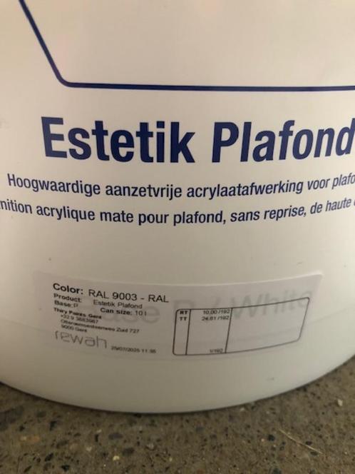 Plafond verf Rewah Ral 9003 signaalwit, Huis en Inrichting, Overige Huis en Inrichting, Nieuw, Ophalen