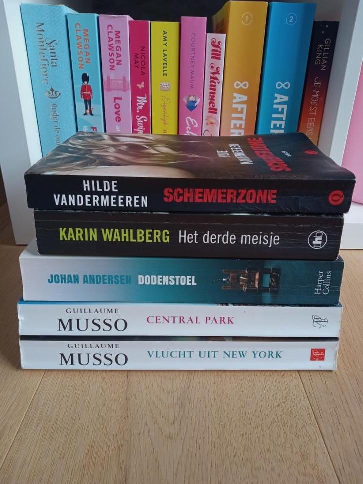 Pakket thrillers in gebruikte staat!, Boeken, Thrillers, Gelezen, Ophalen of Verzenden