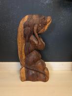 sculture en bois - iguanes - décoration, Antiquités & Art, Enlèvement ou Envoi