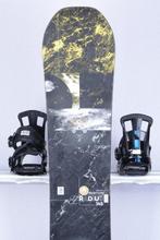145 snowboard BURTON RADIUS, black/yellow, woodcore, Sport en Fitness, Snowboarden, Verzenden, Gebruikt, Bindingen