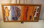 Belle impression d’art africaine - Figures féminines nues, Maison & Meubles, Comme neuf, Enlèvement ou Envoi, Création originale