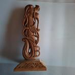 Prachtige Handgesneden Balinese Draak - 31cm - Massief Hout, Antiek en Kunst, Ophalen of Verzenden