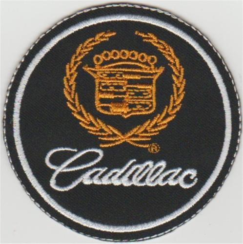 Cadillac stoffen opstrijk patch embleem #3, Collections, Marques automobiles, Motos & Formules 1, Neuf, Envoi
