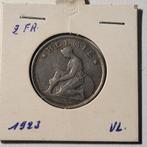 Munt  2fr.België 1923, Ophalen of Verzenden