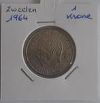 Zweden 1 Krone 1964 zilver, Verzenden