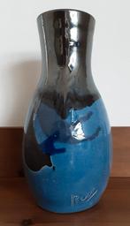 Vase en céramique brillante de 24,5 cm du céramiste Thomas B, Maison & Meubles, Comme neuf, Enlèvement ou Envoi