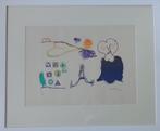 PIERRE ALECHINSKY / TUILE FAITIERE/ KLEURLITHO / 78x93cm KAD, Enlèvement