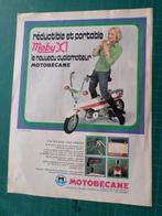 Motobecane - publicité papier - 1973, Verzamelen, Overige typen, Gebruikt, Ophalen of Verzenden