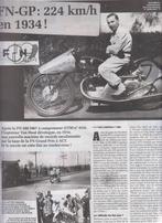 1934 Moto FN Grand Prix à compresseur compétition collection, Envoi, Utilisé