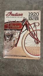 indian motorcycle reclame bord, Motoren, Ophalen of Verzenden, Nieuw