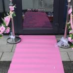 Roze loper 1 of 2 meter breed, Ophalen of Verzenden, Nieuw, Roze, Accessoires