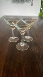 3 Martini/cocktail glazen, Ophalen, Zo goed als nieuw