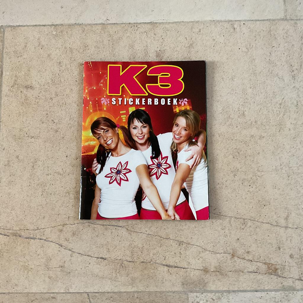 Stikerboek K3, Verzamelen, Stickers, Ophalen, Gebruikt, Film, Tv of Omroep