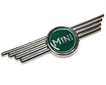 Badge de capot ailes MINI Classique vert., Enlèvement ou Envoi, Neuf, Mini