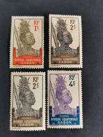 Gabon Afrique Equatoriale 1910 - Pahouin krijger *, Ophalen of Verzenden, Overige landen, Postfris