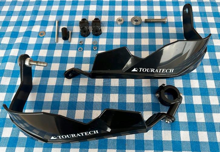 Protège-mains noirs Touratech BMW 1250/1200GS/GSA, Motos, Accessoires | Autre, Utilisé, Envoi