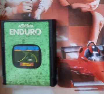Atari VCS 2600 Enduro, Consoles de jeu & Jeux vidéo, Enlèvement ou Envoi, Utilisé