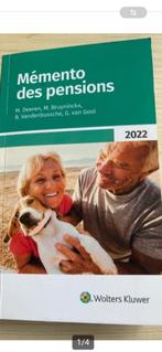 Mémento des pensions 2022 - Wolters Kluwer, Livres, Enlèvement ou Envoi, Comme neuf, Comptabilité et administration