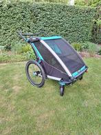 Thule Chariot Lite double fietskar + babyswing, Fietsen en Brommers, Fietsaccessoires | Aanhangwagens en Karren, Ophalen, Gebruikt