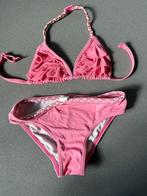 Bikini roze - 7/8 jaar - 122/128, Fille, Vêtements de sport ou Maillots de bain, Utilisé, Enlèvement ou Envoi