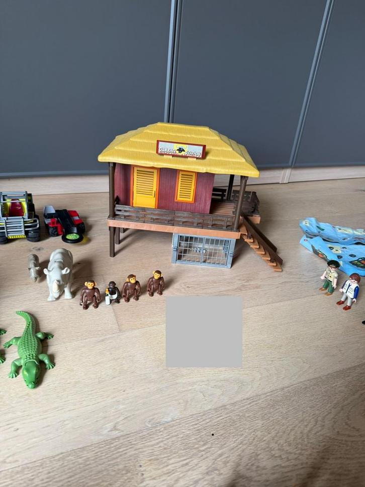 Playmobil 4826 Oambati station met vele uitbreidingen, Kinderen en Baby's, Speelgoed | Playmobil, Zo goed als nieuw, Ophalen of Verzenden