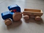 Houten speelgoed: tractor, xylofoon en telraam, Zo goed als nieuw, Ophalen, Duw- of Trekspeelgoed
