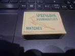 springbok vuurhoutjies, Ophalen of Verzenden, Zo goed als nieuw, Luciferdoosjes of -merken