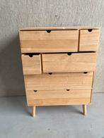 Houten schuivenkastje, Huis en Inrichting, Ophalen, Gebruikt, Overige typen, 50 tot 100 cm