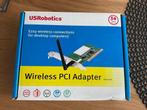 US ROBOTICS Wireless PCI adapter, Informatique & Logiciels, Cartes réseau, Comme neuf, Interne, Enlèvement ou Envoi