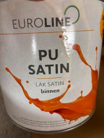 Euroline grijsgroene lak 2,5liter beschikbaar voor biedingen