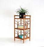 Vintage bamboe / rieten rekje, Huis en Inrichting, Ophalen, Zo goed als nieuw, Riet