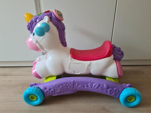Schommelpaard Vtech omvormbare wielen tot rijpaard, Kinderen en Baby's, Speelgoed | Hobbelfiguren, Zo goed als nieuw, Ophalen