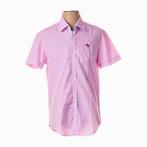 Chemise Homme Camberabero Rose M - Manches Courtes, 100% Cot, Verzenden, Nieuw, Halswijdte 39/40 (M), Roze