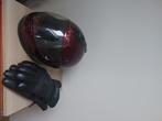 Motorhelm en handschoenen, Motoren, Dames, Tweedehands, Integraalhelm, M