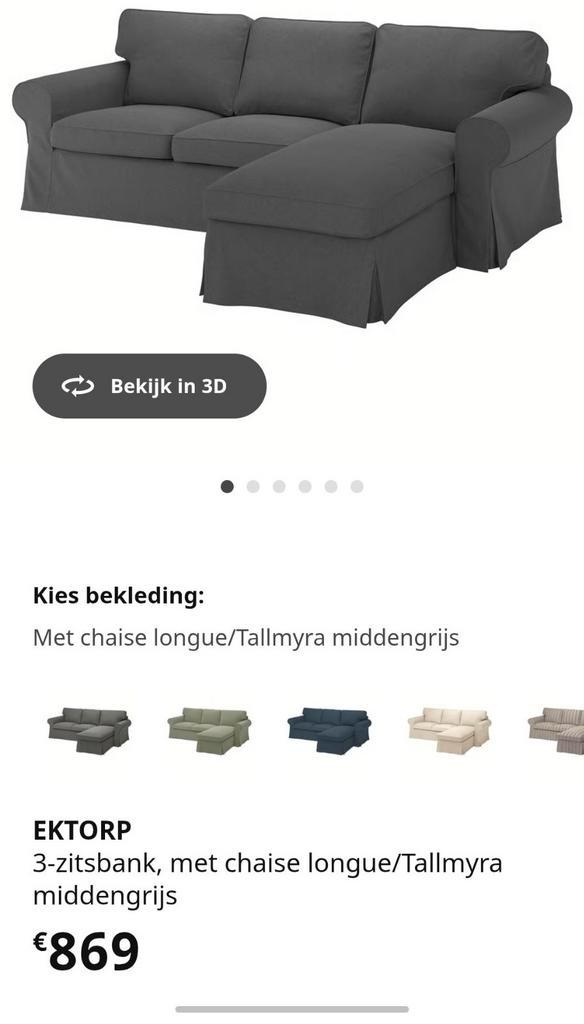 Zetel Ikea hoekzetel relax, Huis en Inrichting, Zetels | Zetels en Chaises Longues, Zo goed als nieuw, Ophalen