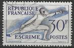 Frankrijk 1953 - Yvert 962 - Zomerspelen in Helsinki (ST), Timbres & Monnaies, Timbres | Europe | France, Affranchi, Envoi