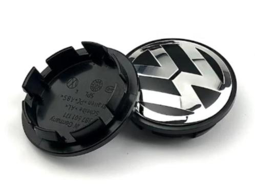 Volkswagen (VW) NaVolkswagen (VW) Naafdoppen 65mm set van 4, Auto diversen, Wieldoppen, Nieuw, Verzenden
