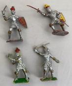 Cherilea 4x figuur 60mm Ridders Vintage 1960s set, Verzamelen, Poppetjes en Figuurtjes, Verzenden, Zo goed als nieuw