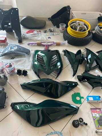 Yamaha/aerox kappenset nieuw jaguar groen, Enlèvement